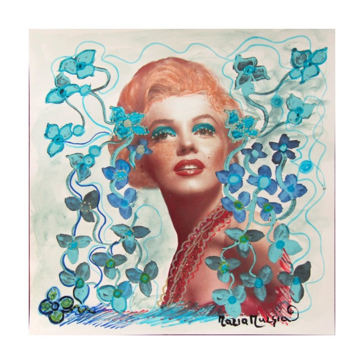 Marilyn Monroe - Opera Originale Ritoccata a Mano Firmata Maria Murgia