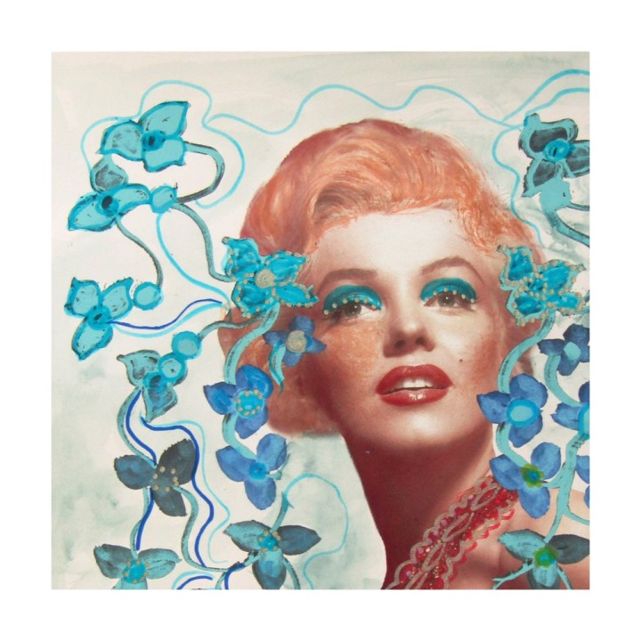 Marilyn Monroe - Opera Originale Ritoccata a Mano Firmata Maria Murgia