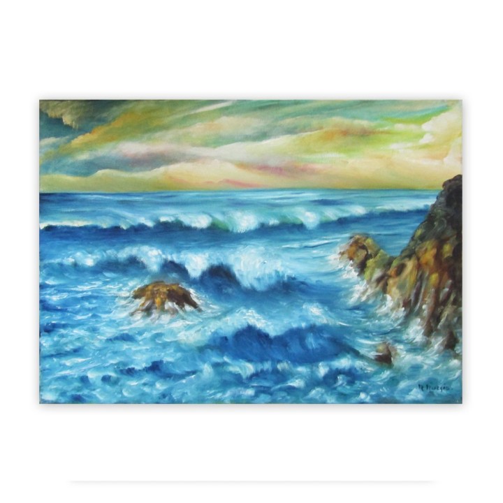 Maria Murgia '....il mare' - Olio su Tela 50x70 Anno 1997