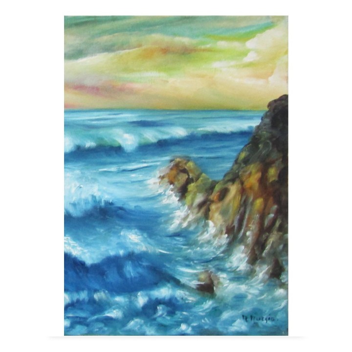 Maria Murgia '....il mare' - Olio su Tela 50x70 Anno 1997